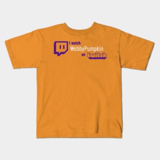 I watch WebbyPumpkin Kids T-Shirt